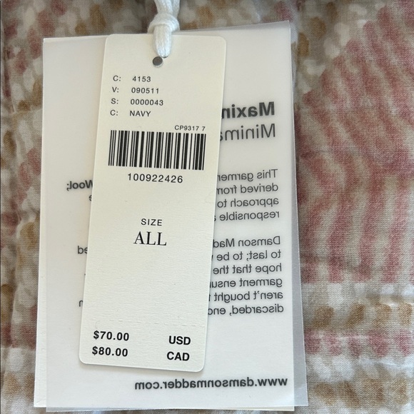 Anthropologie Navy and Olive Knit Beanie - Picture 2 of 7